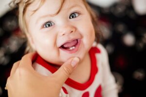 Smiling baby. 